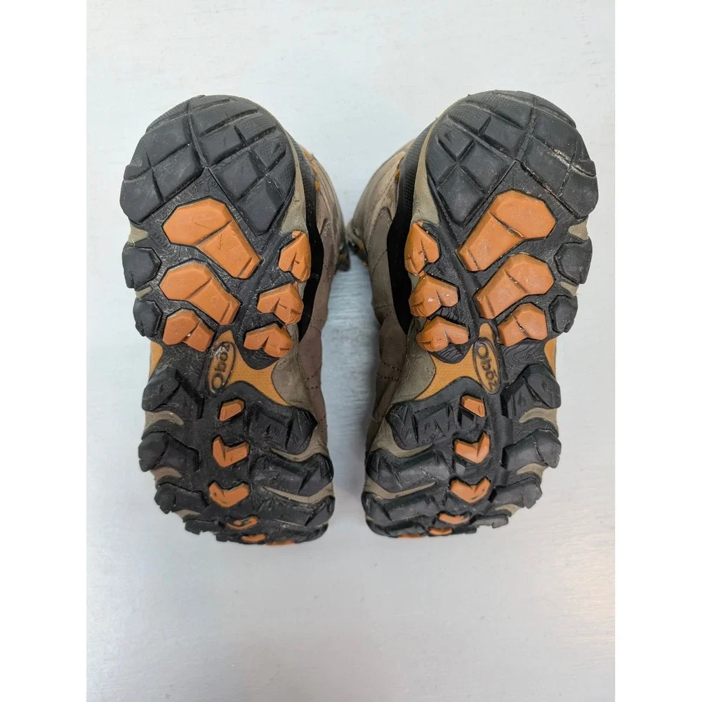 Oboz Bridger Mid B-DRY Hiking Boots Men's‎ 10 Brown Black Leather Waterproof